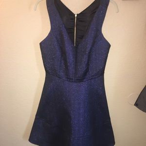 EXPRESS Navy/Black Sparkly Dress, 10